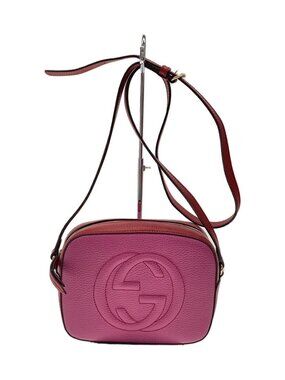 Gucci Soho Disco bag pink bicolor leather